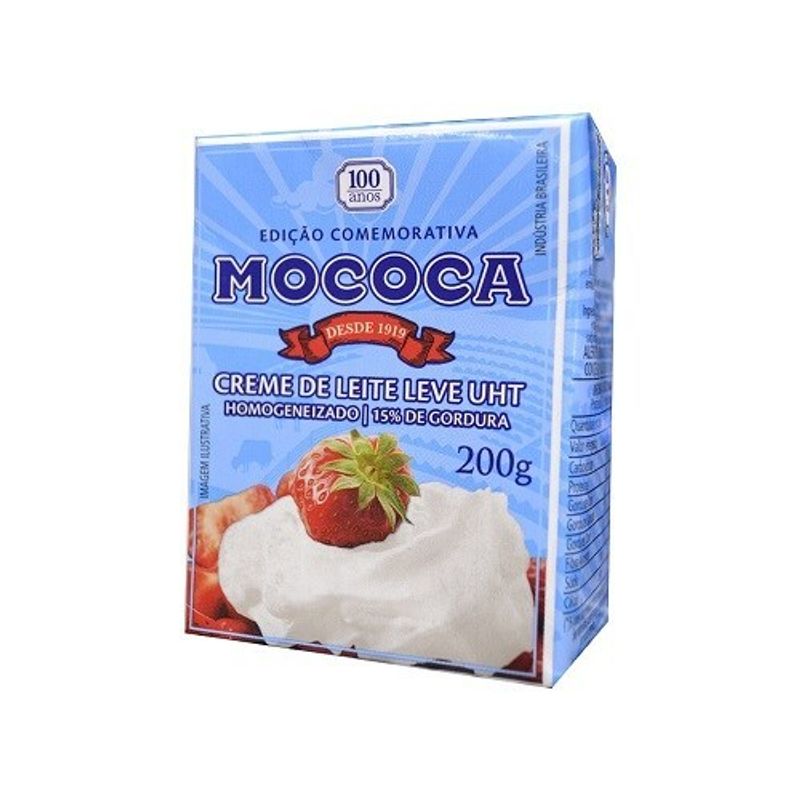 Creme De Leite Leve Mococa 200g - Loja Novamix